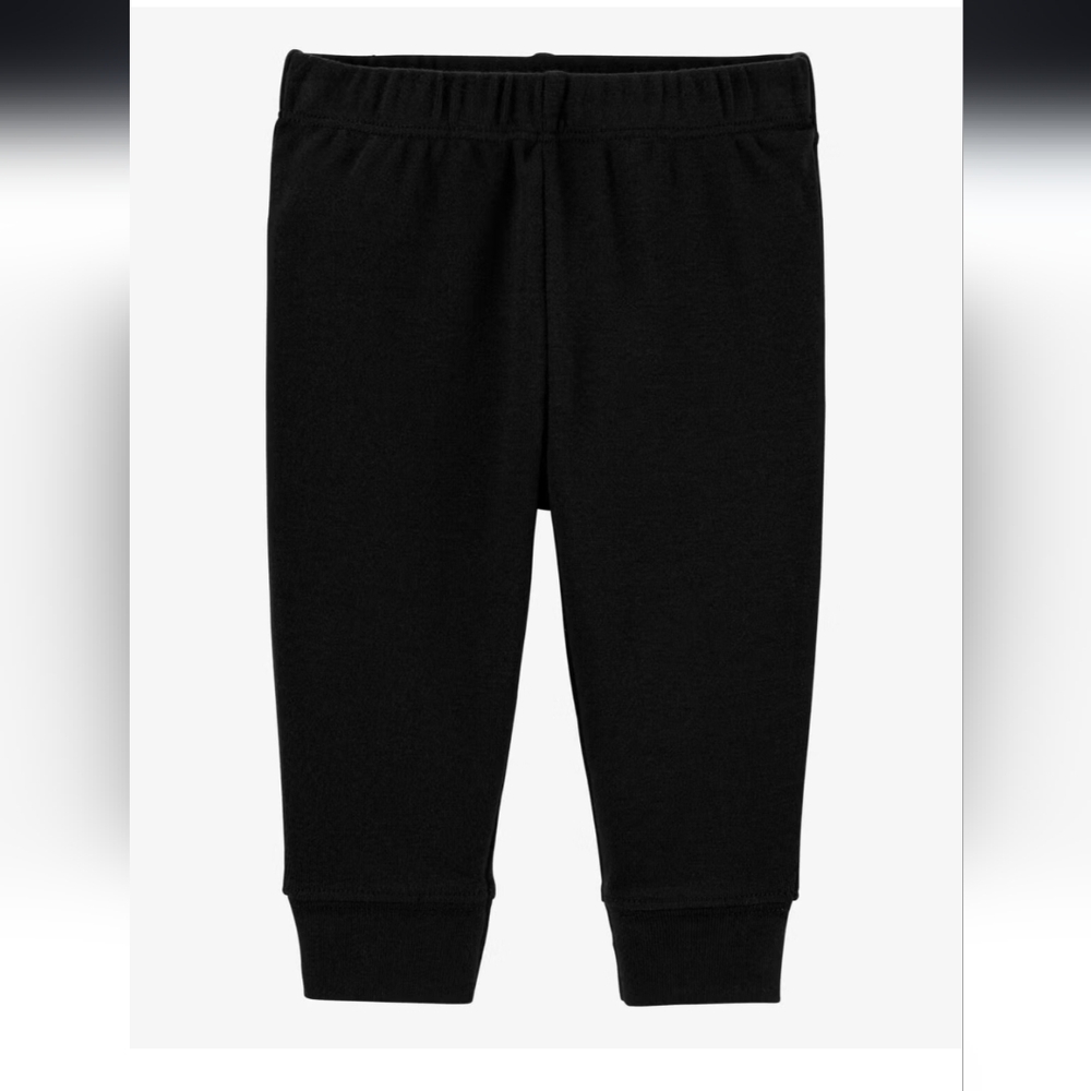 Carter's 24m Black Cotton Pull On Bottoms